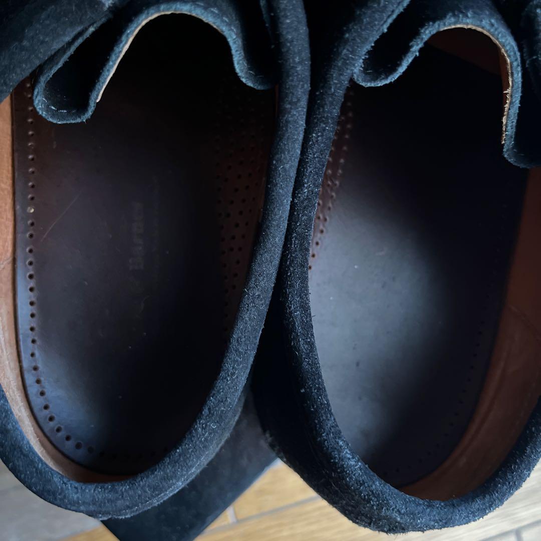 Padmore & Barnes P204 スエードダービー 黒 UK7