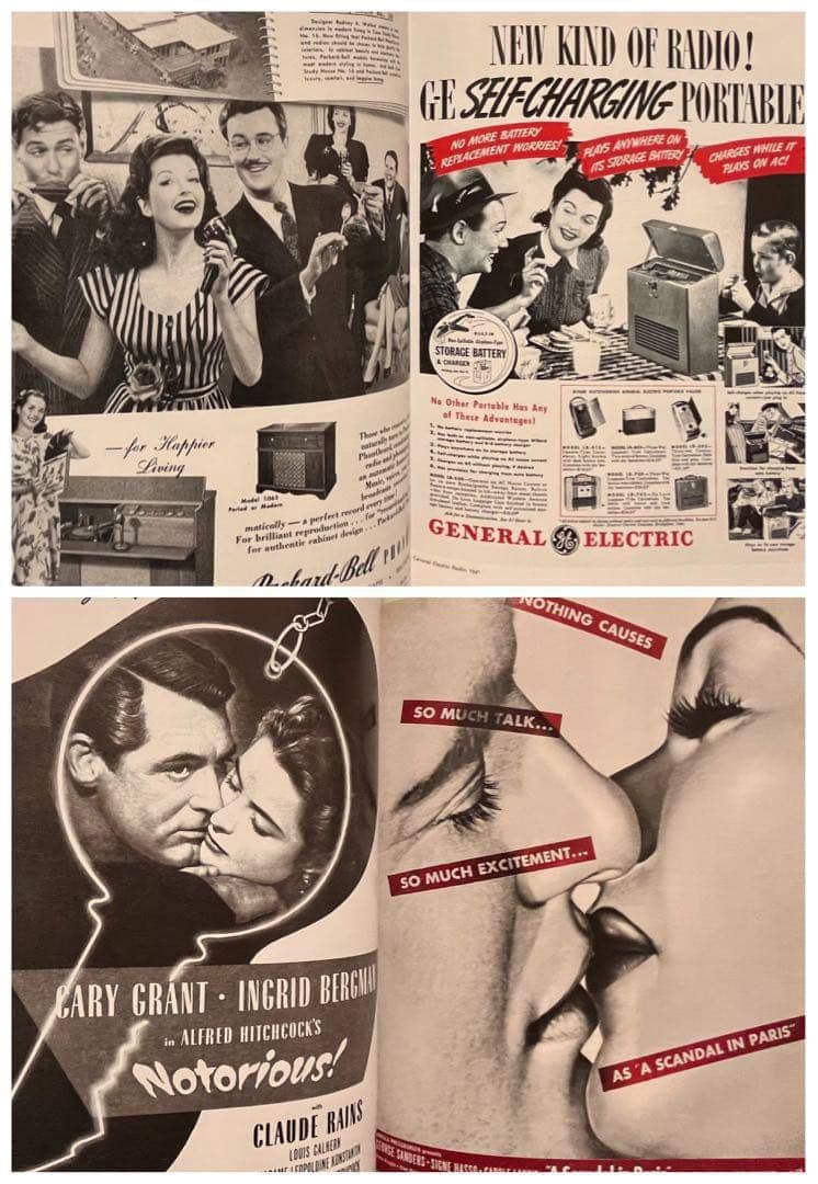 洋書 All-American Ads 40s 広告 スペースエイジ インテリア