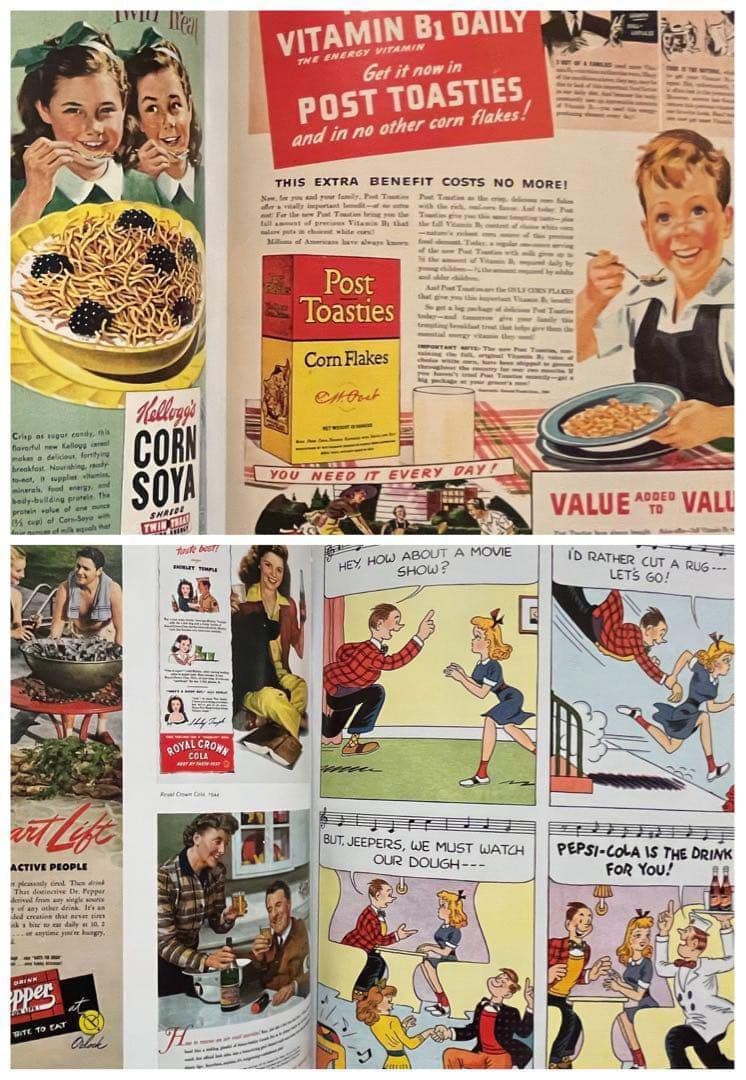 洋書 All-American Ads 40s 広告 スペースエイジ インテリア