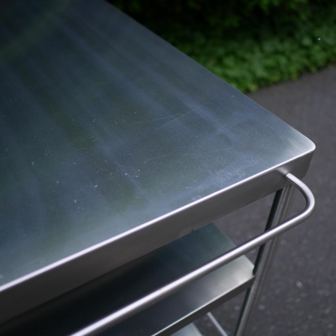 IKEA イケア FLYTTA フリッタ キャスター付 ステンレスキッチンワゴン