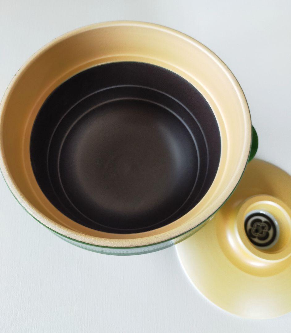 【未使用品】八代目儀兵衛 土鍋炊飯釜 Bamboo.（小）1〜2合用