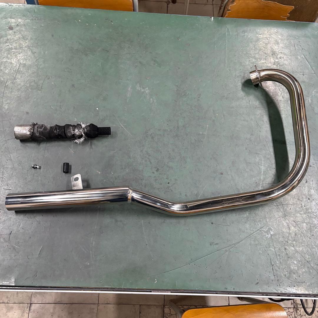 ワンオフYAMAHA sr400ヨシムラ風ショート菅フルエキステンレス