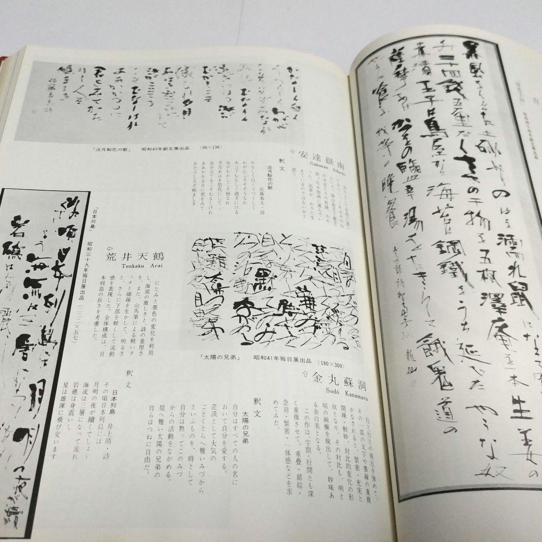 現代書事典　近代詩文書　少字数　前衛書