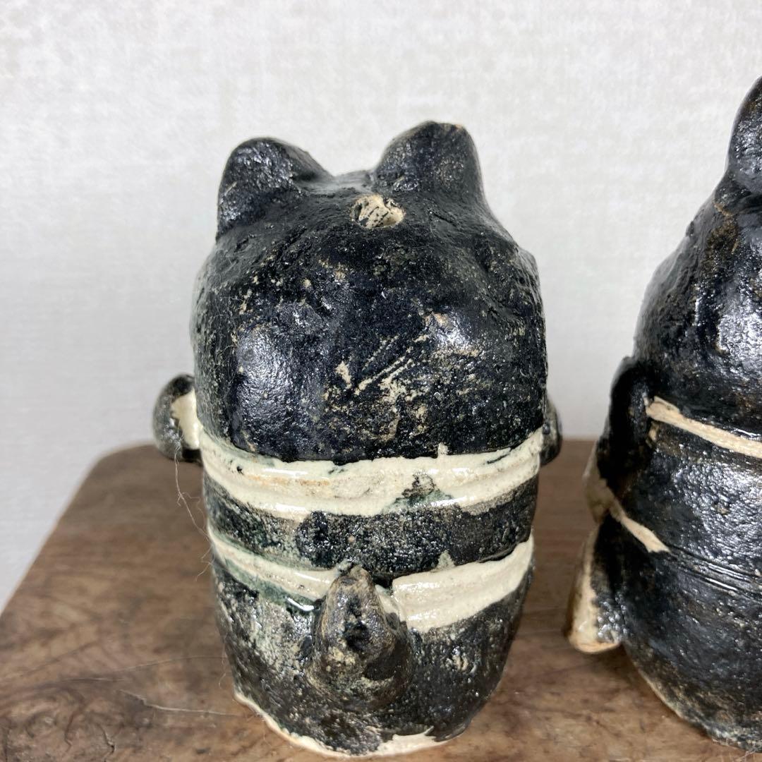 3セット　のらくろ　置物　水滴　陶芸　陶器　焼き物　レトロ　アンティーク　アニメ