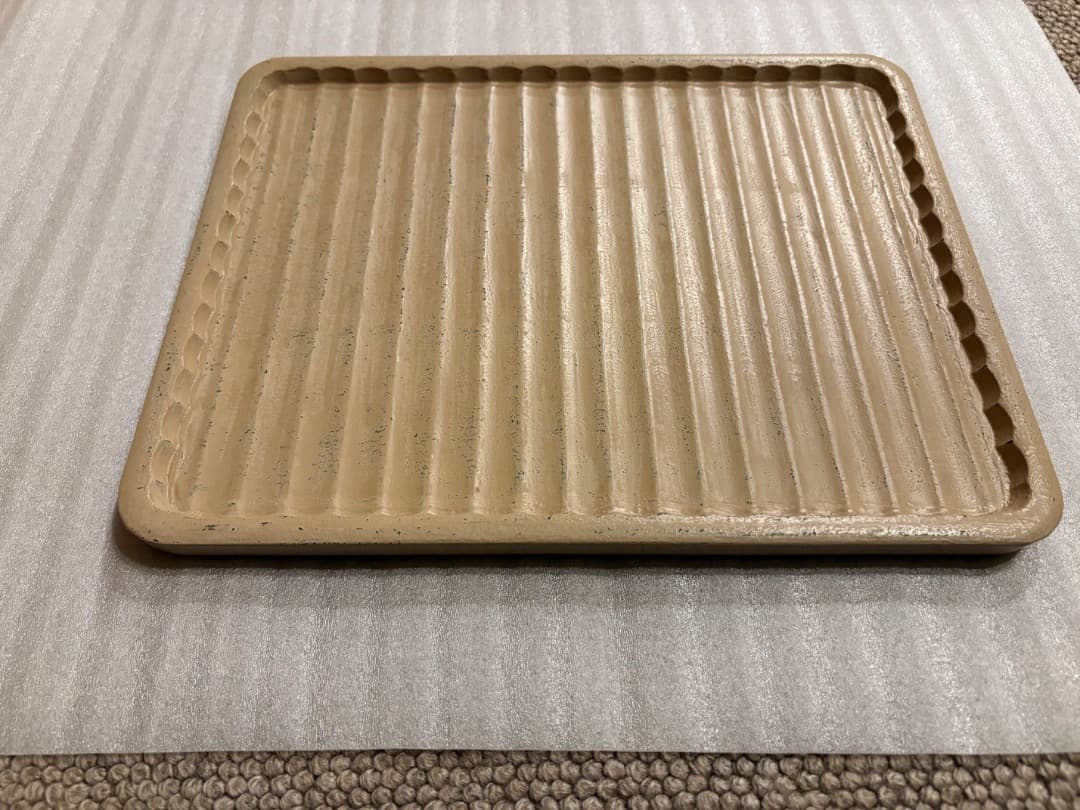 赤木明登 刳目盆・大／白漆