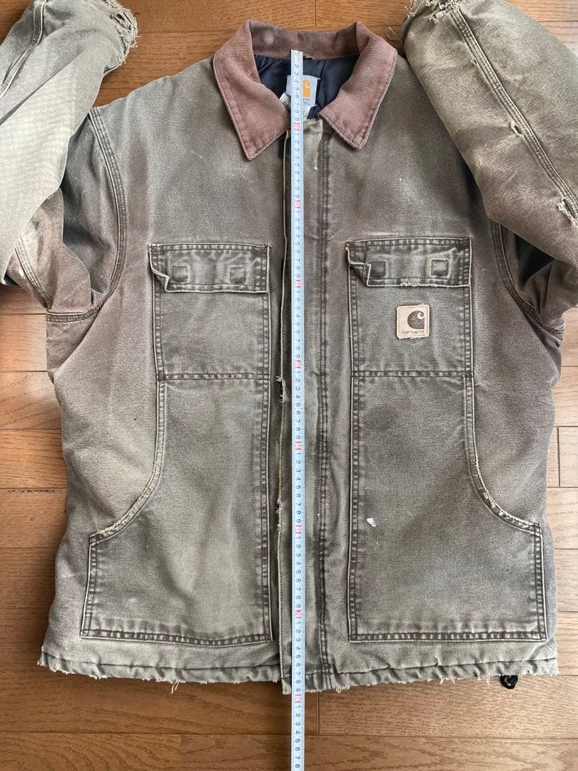 Carhartt カーハートトラディショナルコート フェード 襤褸 Lサイズ