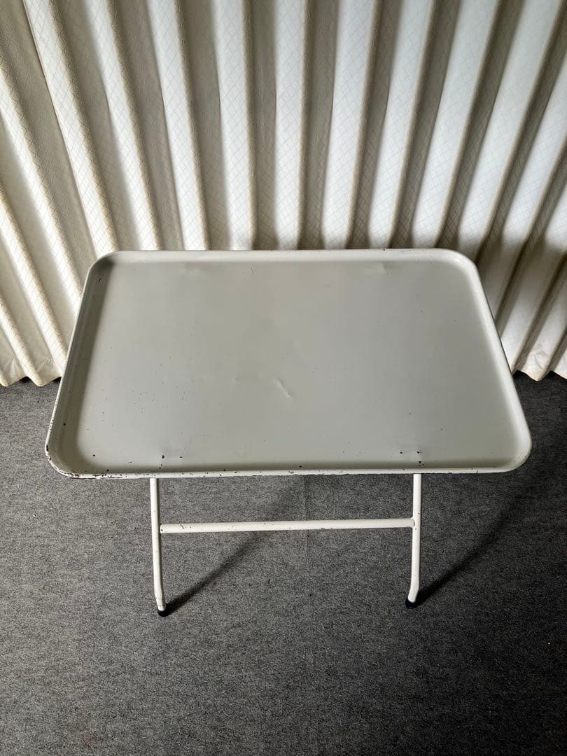 アイアンサイドテーブル　縫製ワゴン　アンティーク