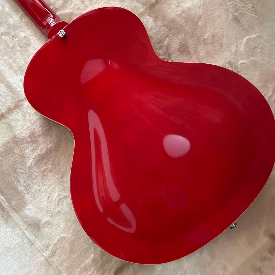 Grote フルアコエレキギター レッド