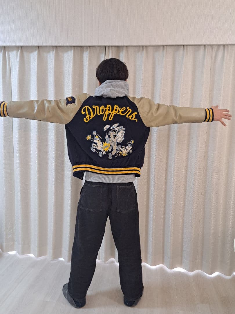 バックドロップ　木更津キャッツアイぶっさんスタジャン フルデコ サイズ40