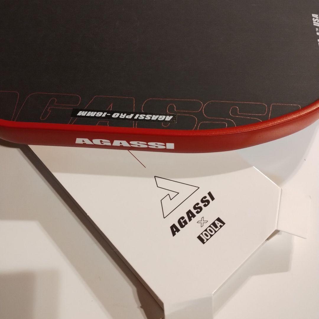 中古品 JOOLA ヨーラ アガシ プロ 16mm ピックルボール パドル