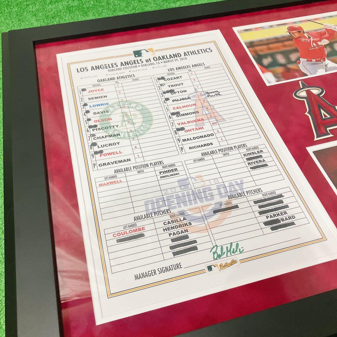 激レア 大谷翔平 MLB 世界250個限定 フレーム ユニフォーム ANGELS
