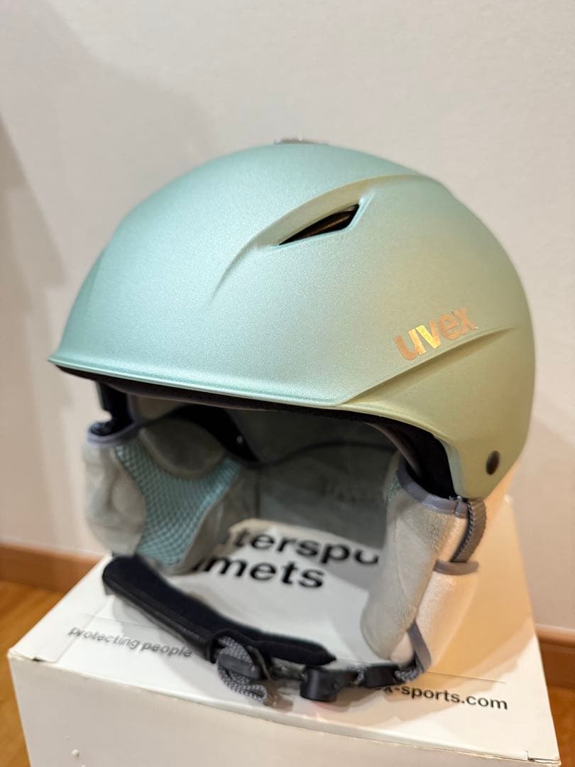 【超美品】uvex primo ヘルメット mint mat 55-59cm