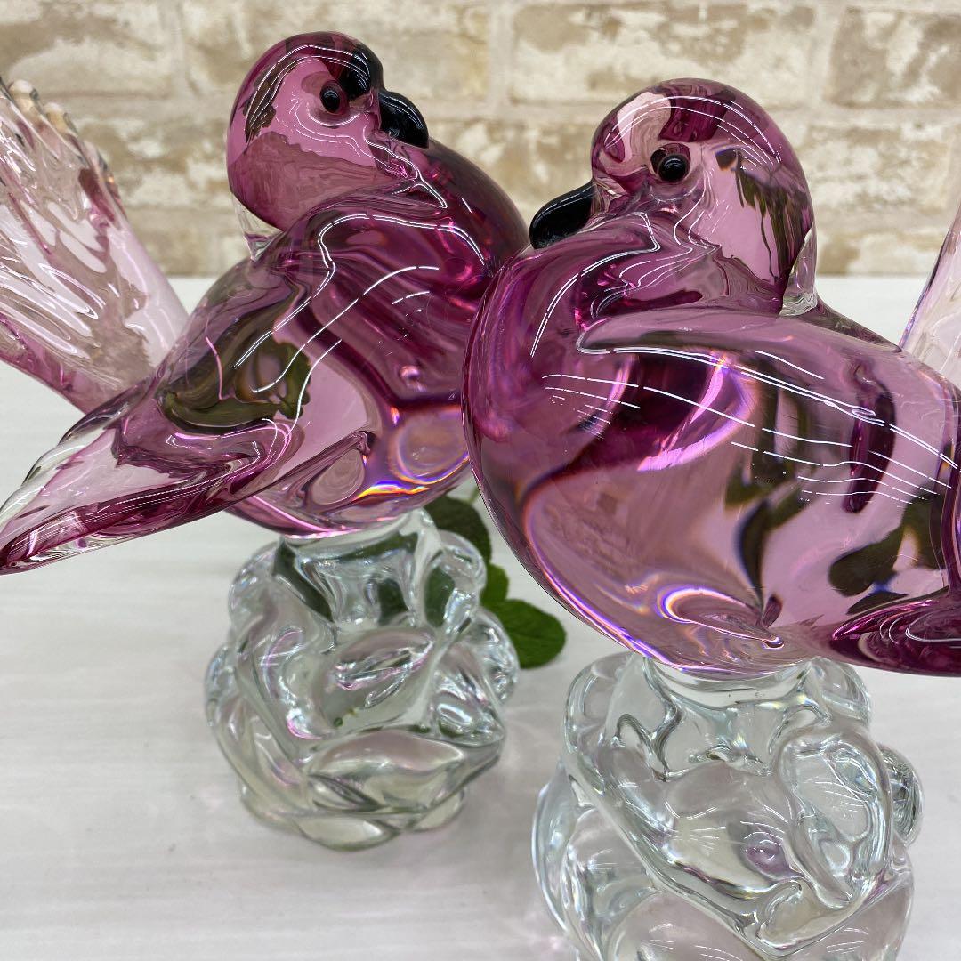 再値下！【ビンテージ】バード　フィギュリン　セット　対