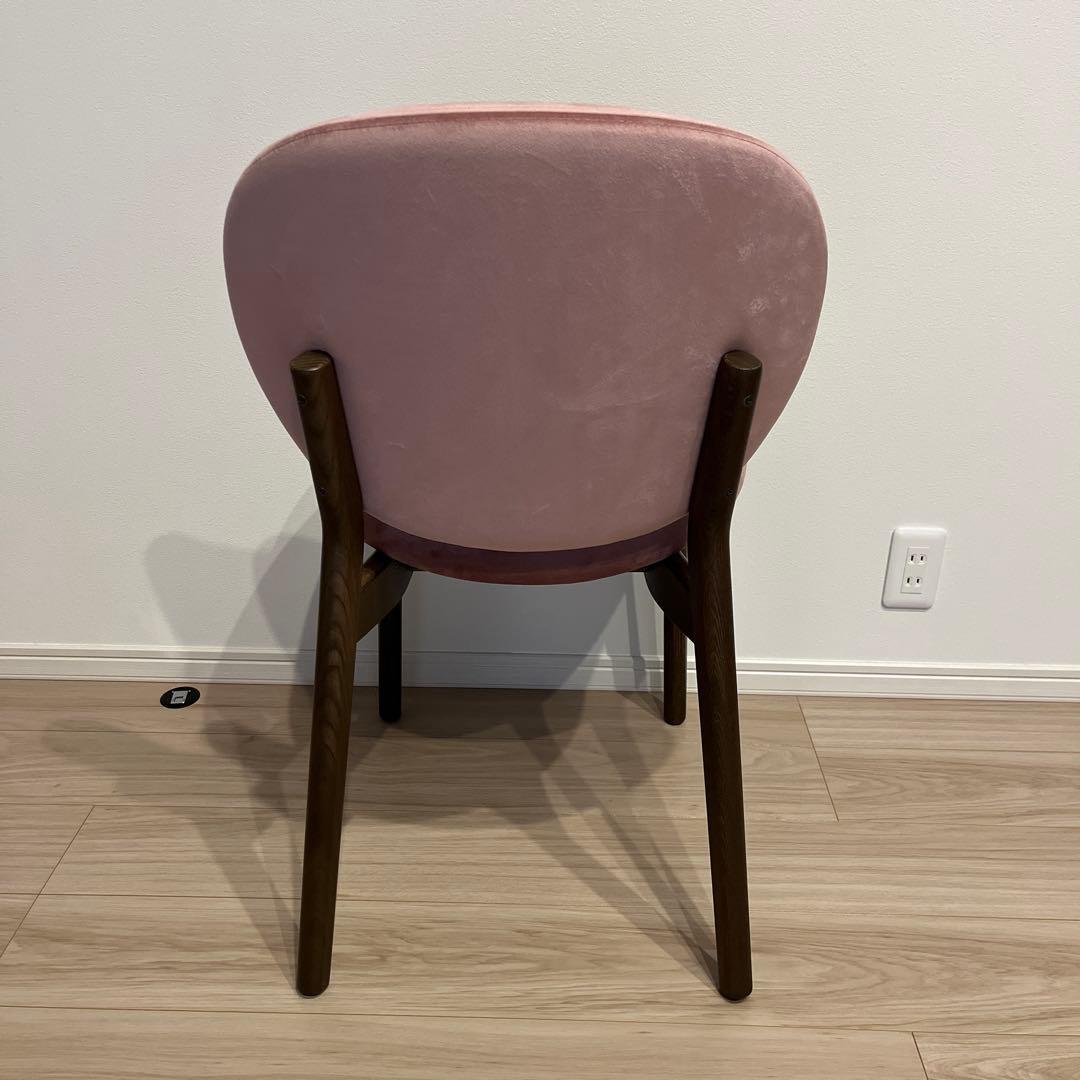 calligaris カリガリス INÈS WOOD イネス 2脚セット ピンク