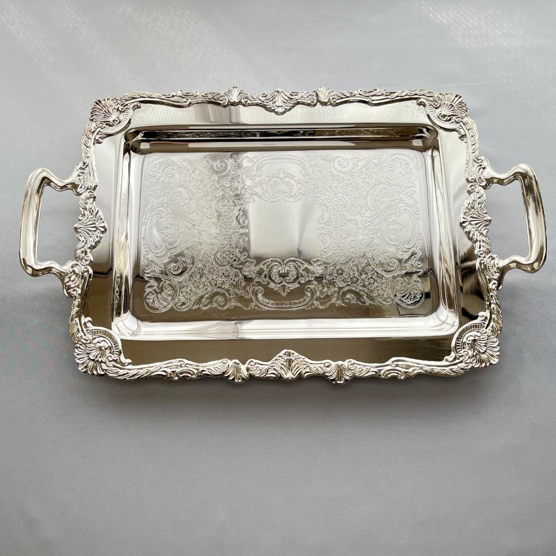 【VINERS】 ギャラリートレー 44cm 装飾フット / ハンドル