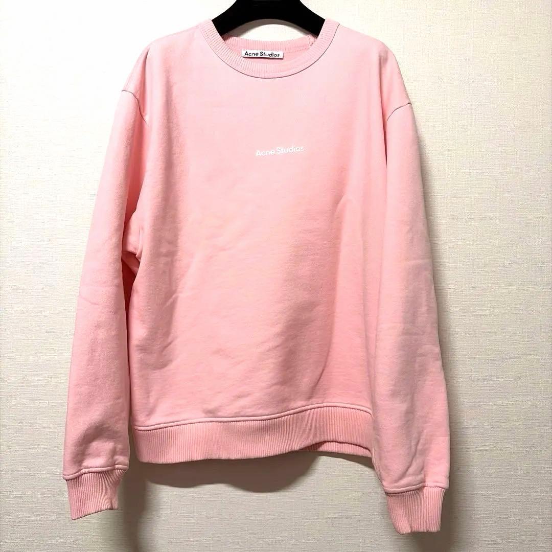 ⭐︎新春SALE⭐︎アクネストゥディオス　ロゴスウェット　ピンク