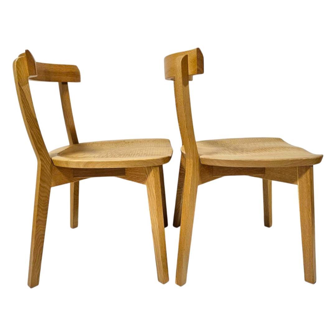 【美品】旭川家具 アーリータイムスアルファ DC-4 チェア２脚セット① 木地色