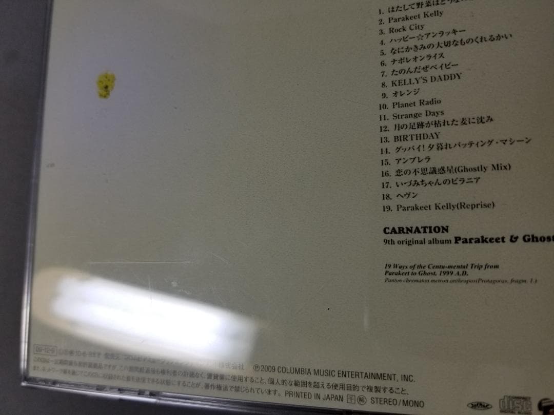 カーネーション/Parakeet&Ghost(Deluxe Edition)