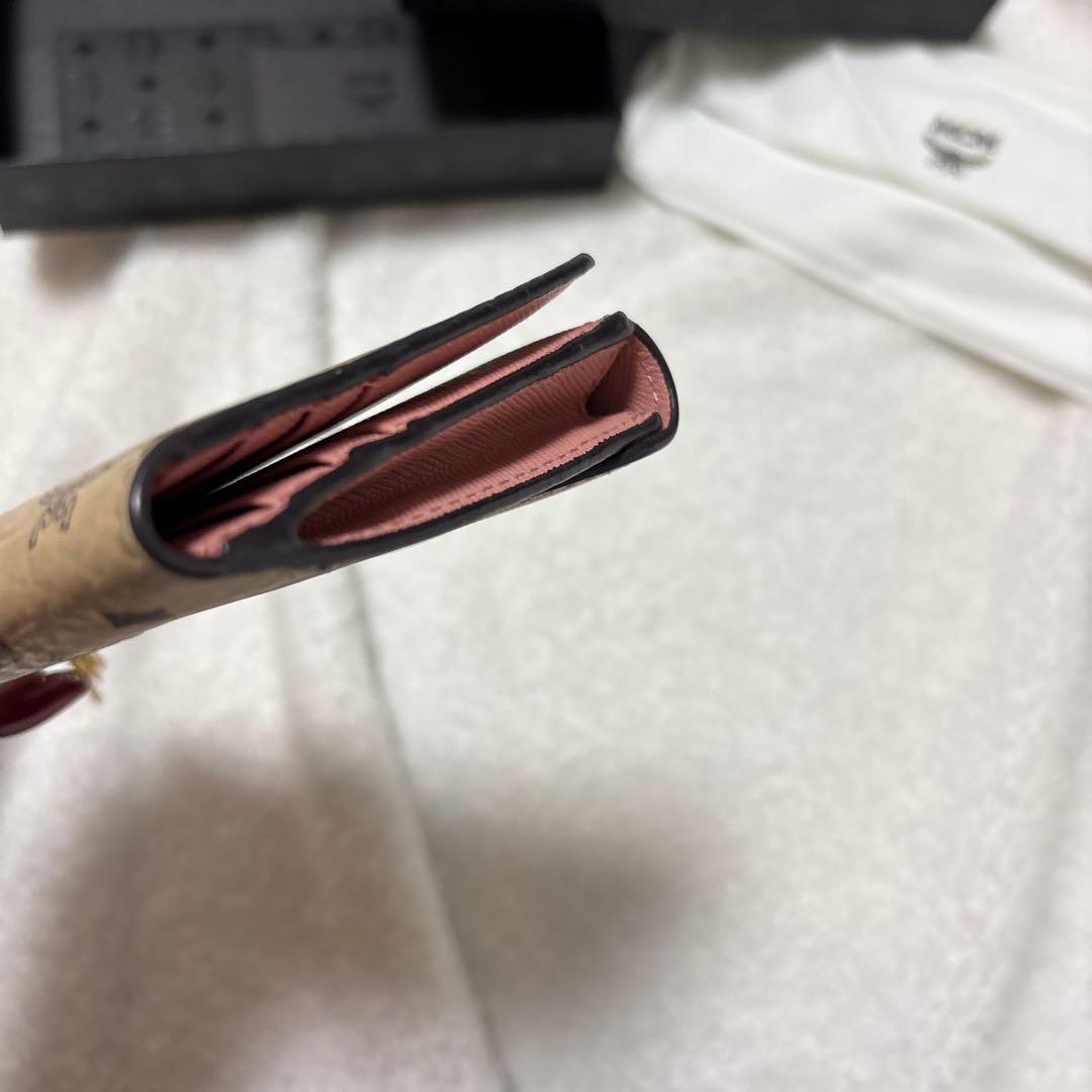 MCM ヴィセトス　長財布　ピンク　美品　正規品