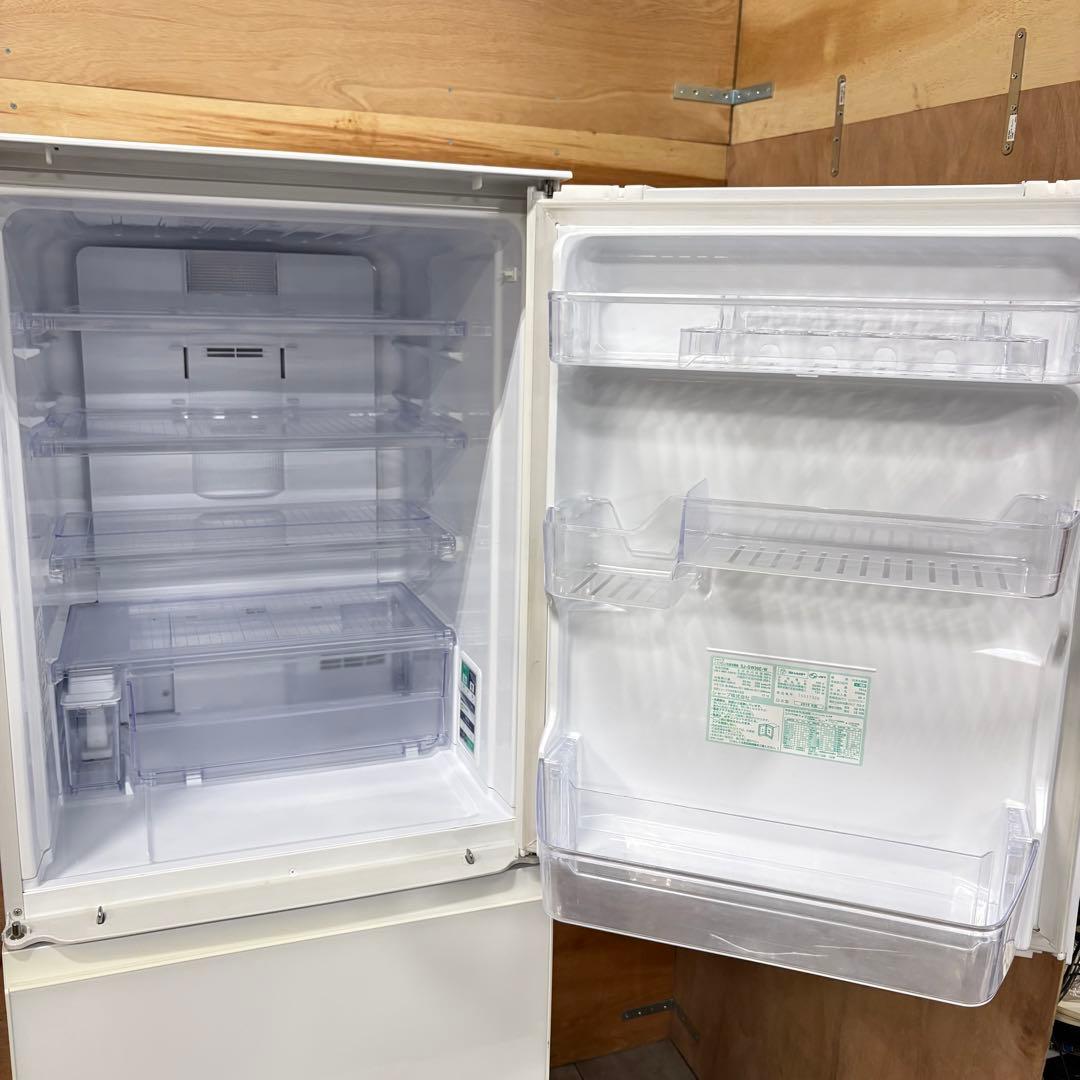 一都三県限定　配送設置無料　冷蔵庫　3ドア　SHARP 両開き　356L