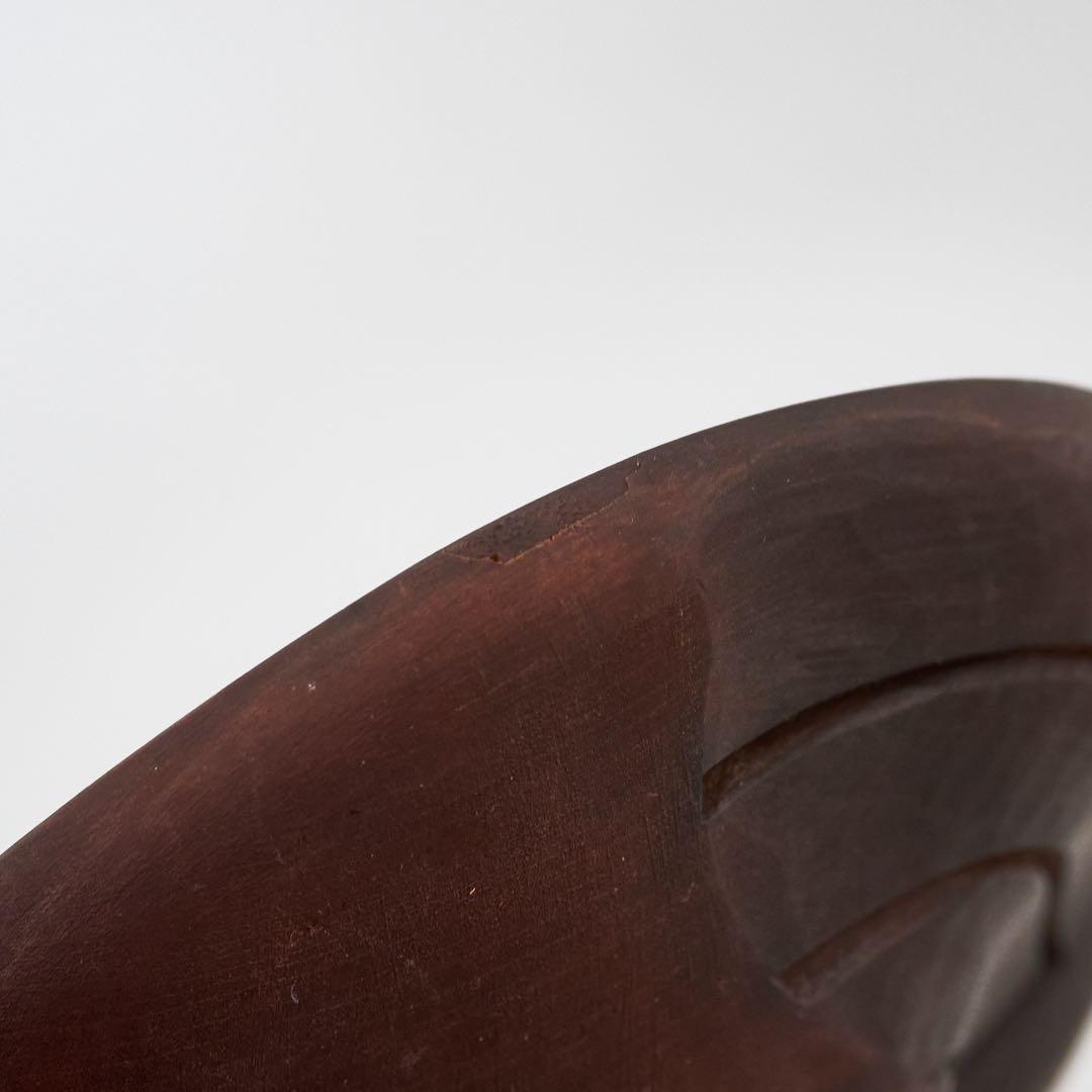 ネイティブカナディアンの面　ウッドカービング