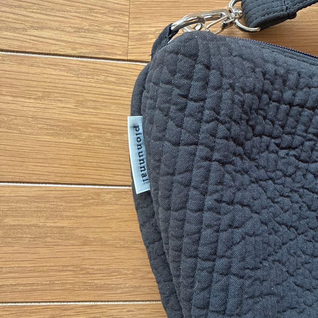 【匿名配送】NO COFFEE × pionunnal ショルダー　ブラック