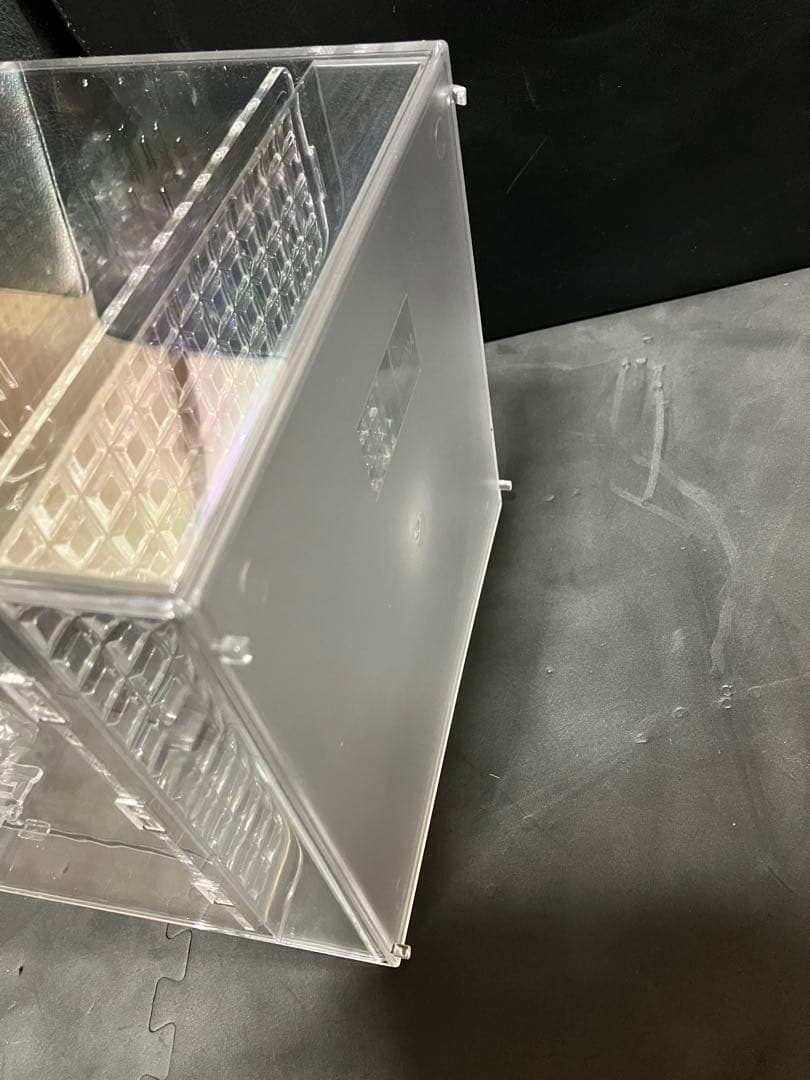 【新品未使用】レプタイルボックス×3 ナノ　スライド式　フロントドア　アクリル
