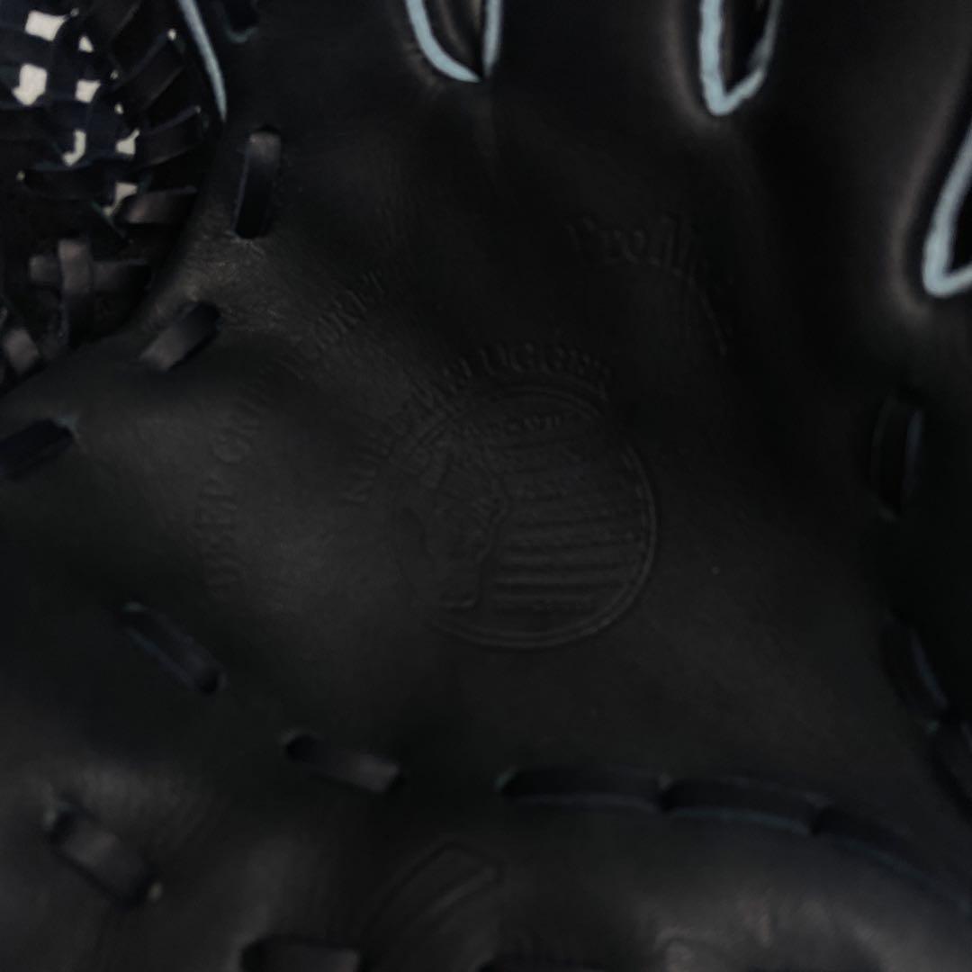 久保田スラッガー 軟式グローブ 黒 右投げ用