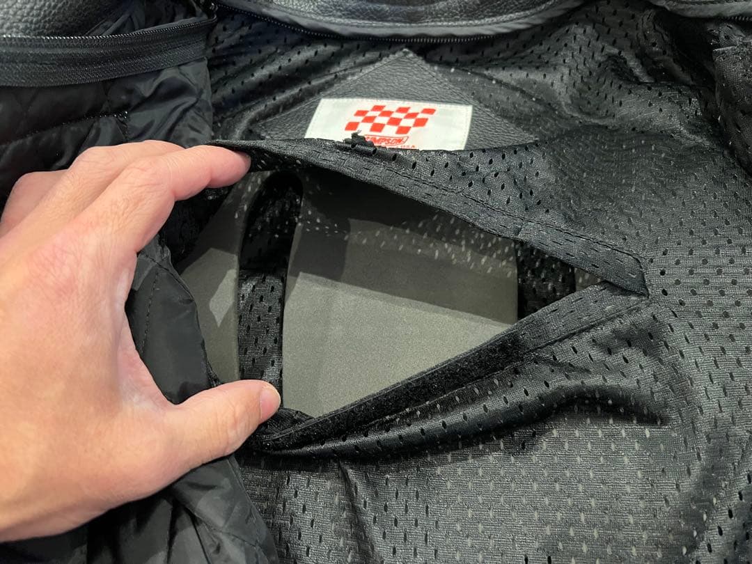 SIMSON レザー ジャケット シンプソン　ライディングジャケット