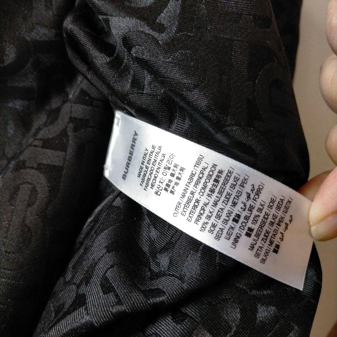 BURBERRY ブラック ポンチョ・ケープコート