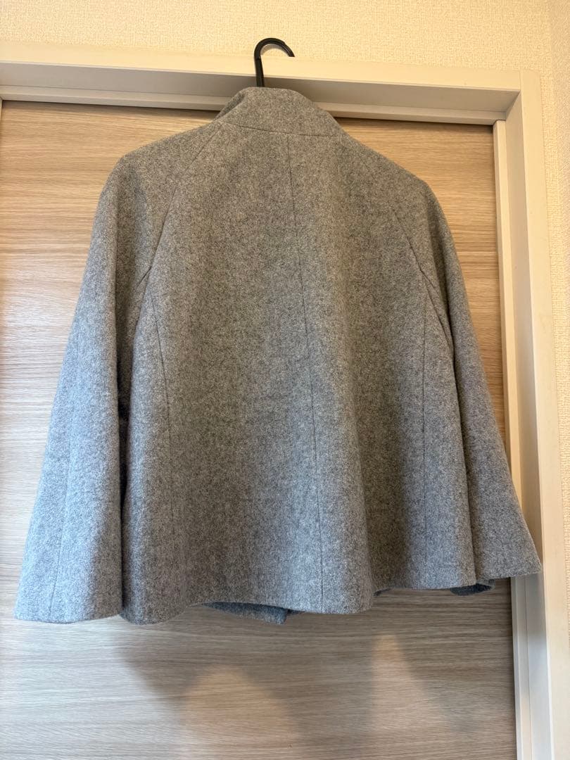 ANAYI ビーバーショートウールコート36 フレア