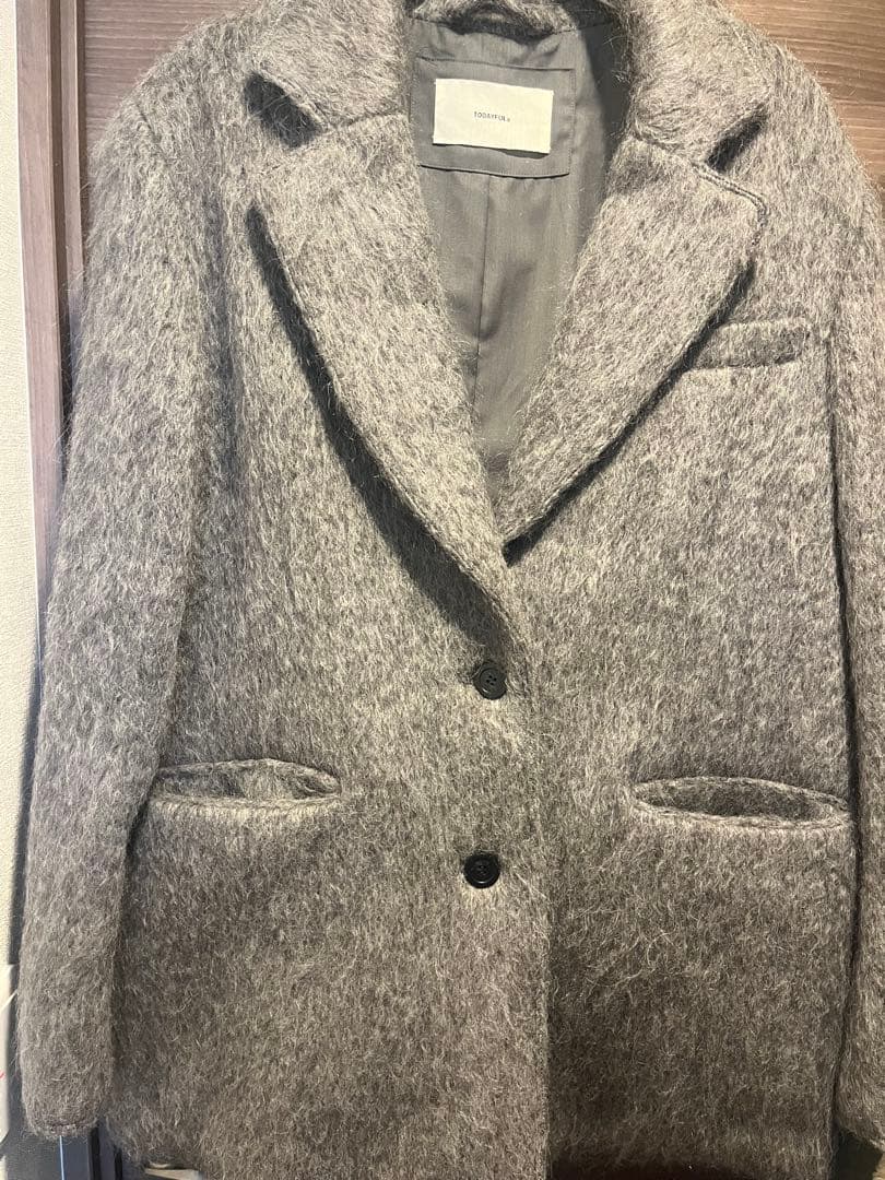 todayful シャギーオーバージャケット　size38