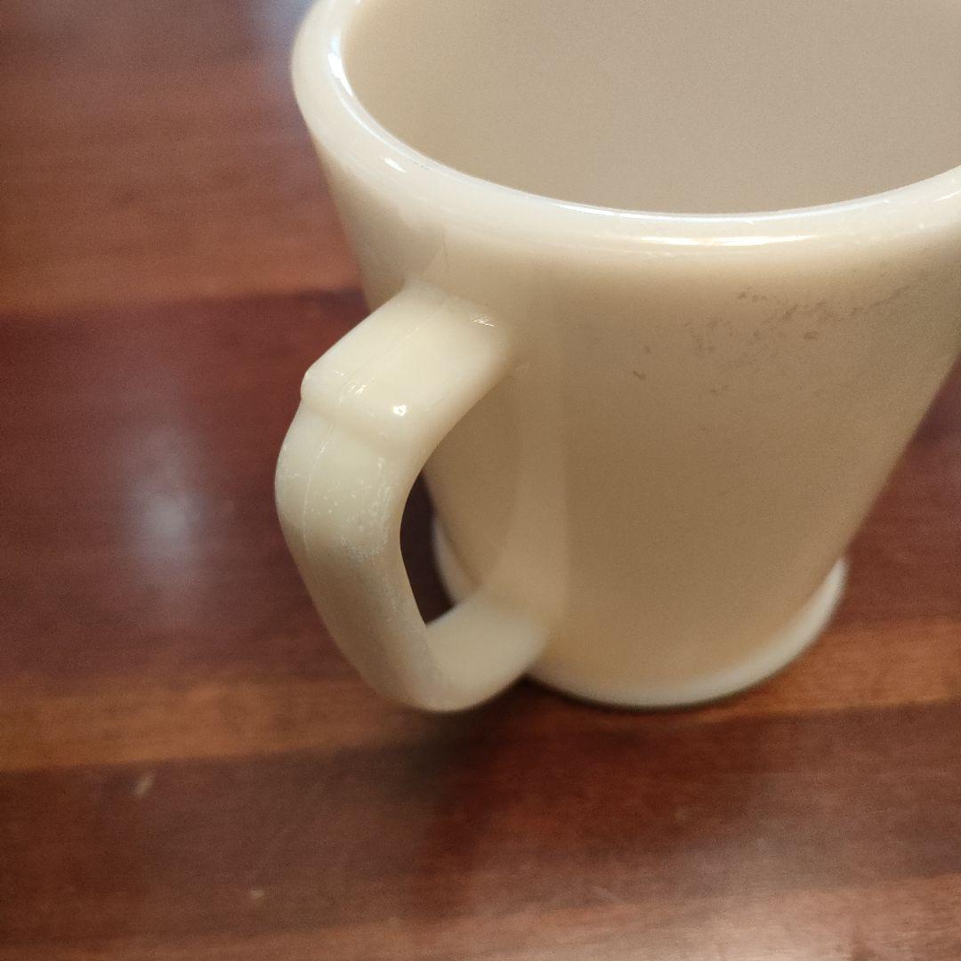 fire king アイボリーワナビーマグ　3個セット