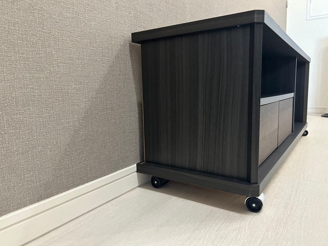 【テレビ台】キャスター付 幅98cm