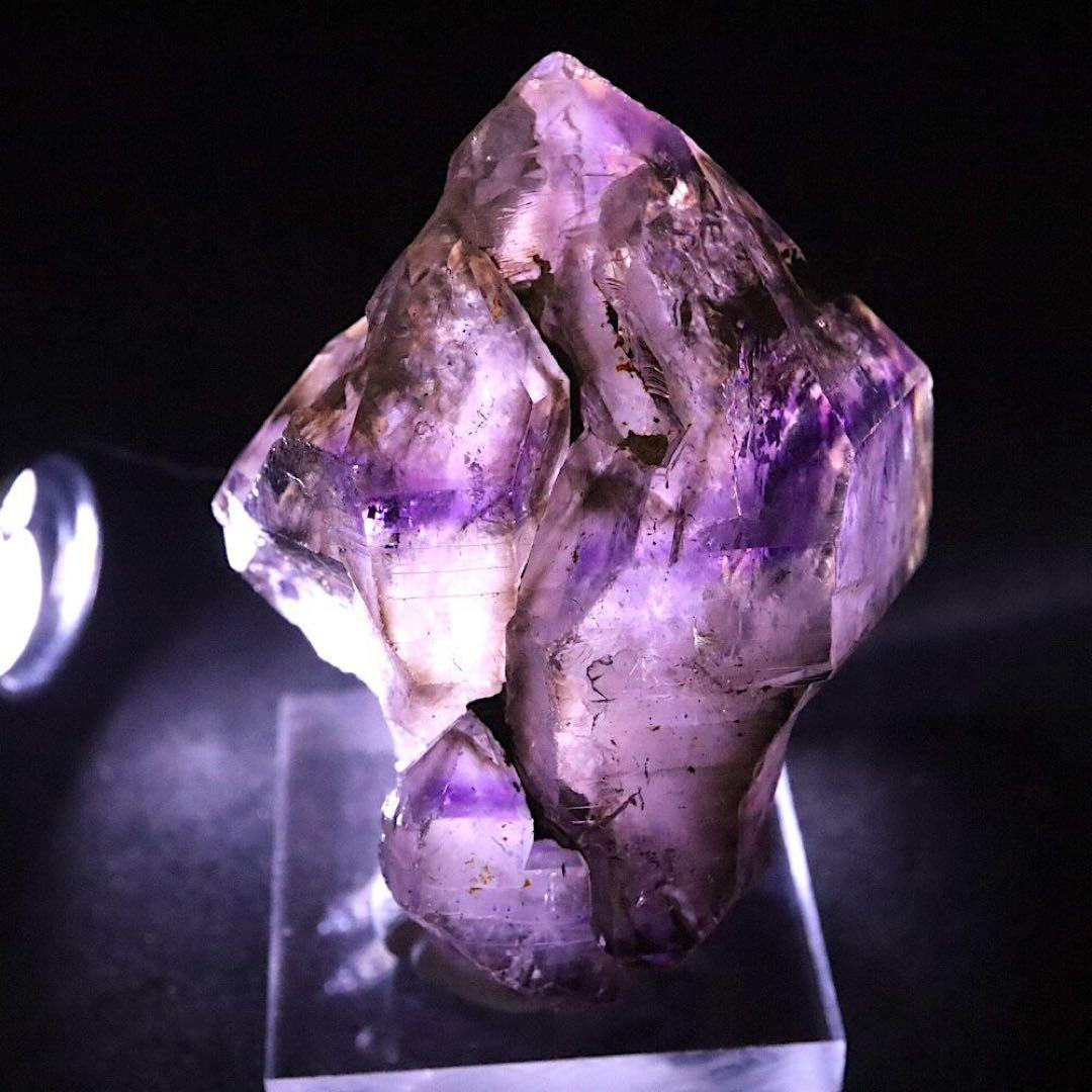 スーパーセブン セプター スモーキー アメジスト紫水晶55,7g AMT155