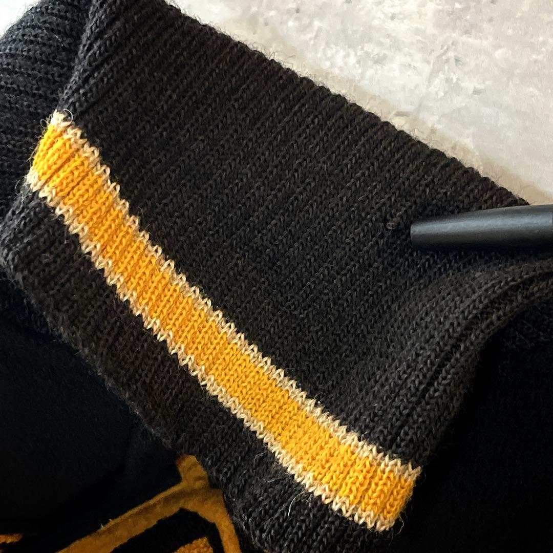 希少L ビームス　アームライン羊革　アワード スタジアムジャンパー スタジャン