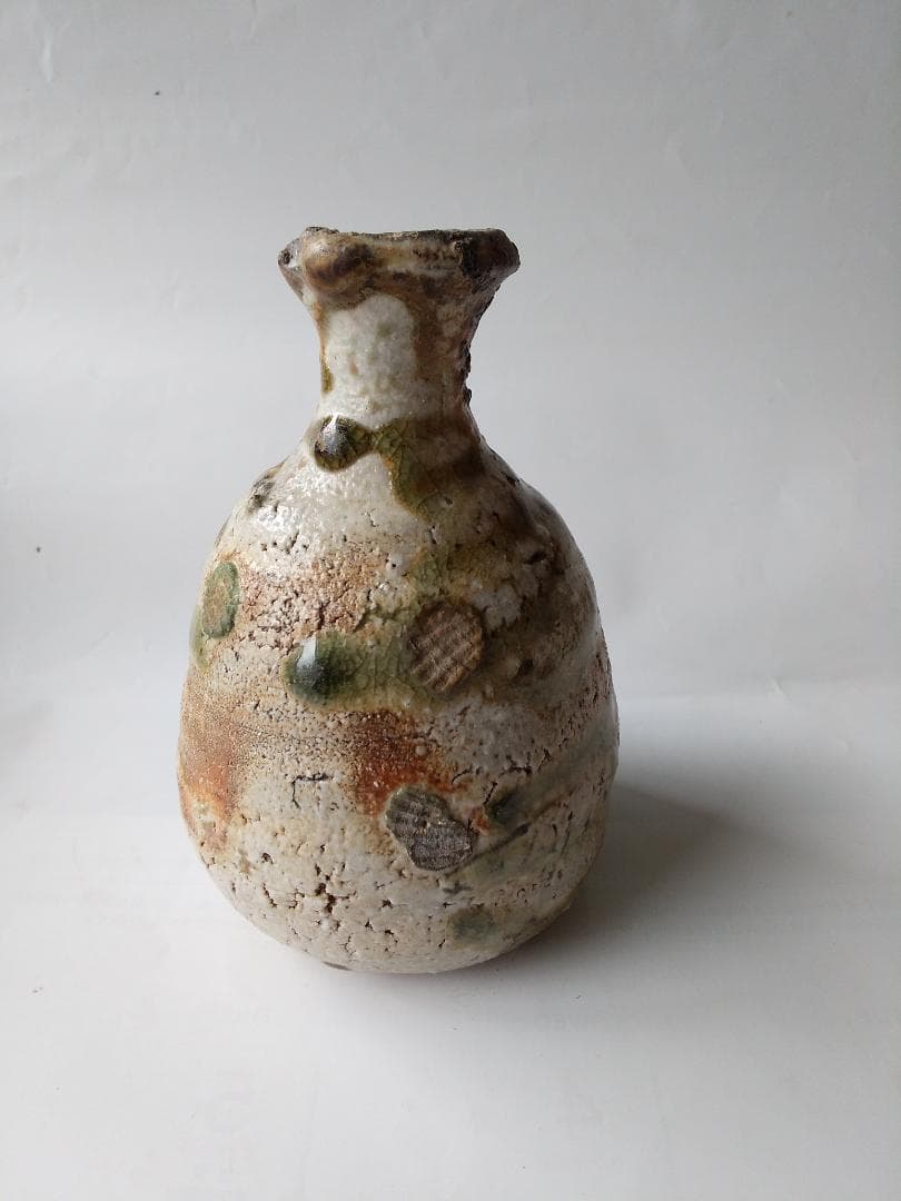 人気作家 新歓嗣 作 伊賀徳利 共箱 共布 栞 伊賀焼 徳利 新品 未使用