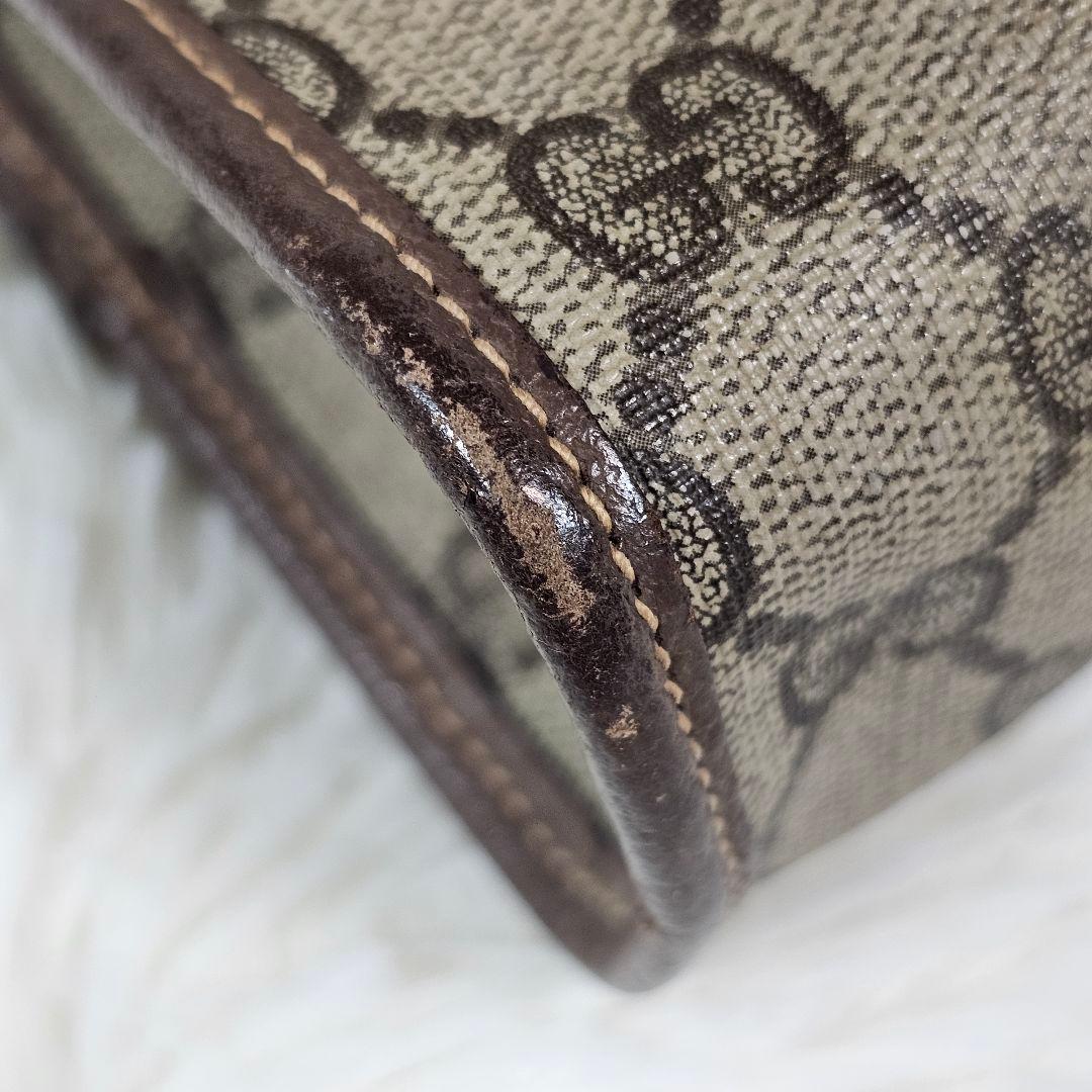 GUCCI グッチ　セカンド/クラッチバッグ　GG柄　PVC　オールドグッチ