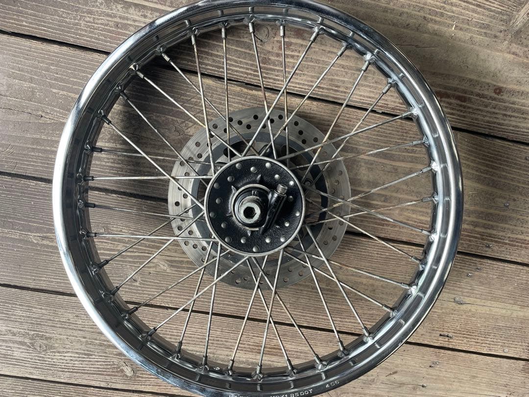 純正250TRフロントスポークホイール ディスクブレーキ対応