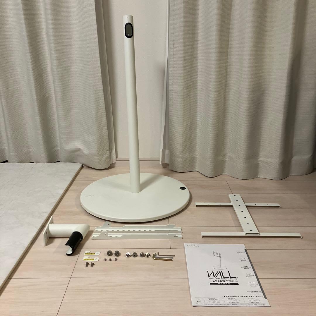 EQUALS イコールズ　WALL テレビスタンド A2 ロータイプ　キャスター