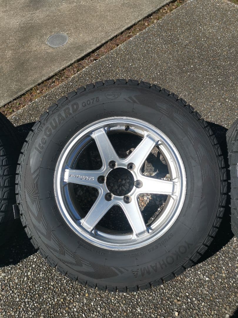 スタッドレスタイヤセット プラド 21年製 265/65R17 112Q