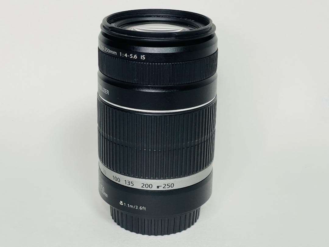 美品✨Canon キャノン EF-S 55-250mm f4-5.6 IS