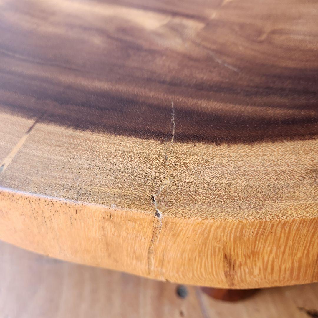 モンキーポッド　一枚板　無垢　センターテーブル ローテーブル　輪切り　座卓