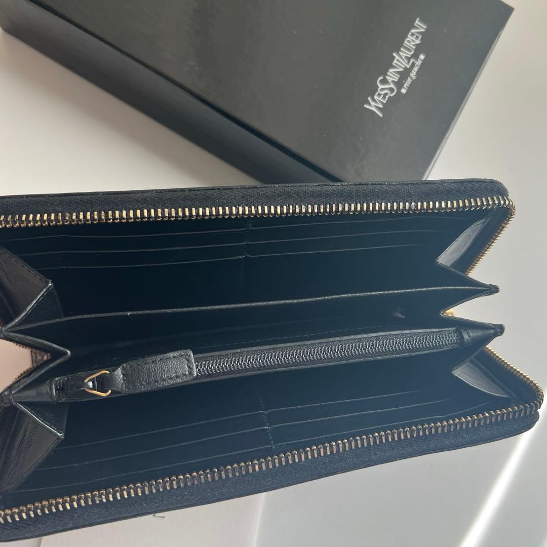89 極上美品 SAINTLAURENT イヴサンローラン 長財布