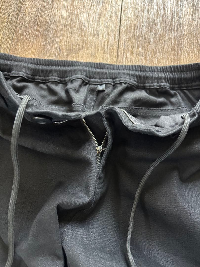 極美品！CAMBIO(カンビオ) 裾ZIPテーパードパンツ サルエル ブラック