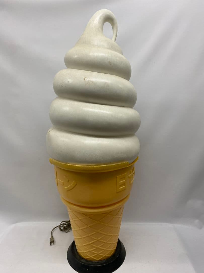 日生ソフトクリーム フロアースタンド 照明ライト付き