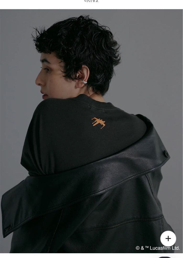 トップス AMERI vintage STAR WARS / BLACK LS TEE