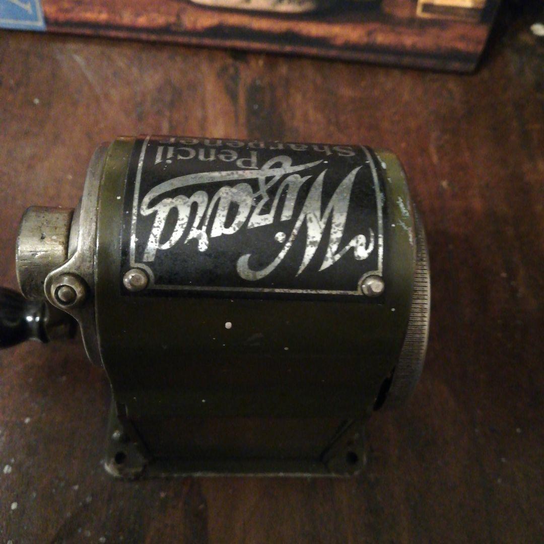 米国シカゴ アンティークWizerdウィザード鉛筆削り☆ステーショナリー文房具