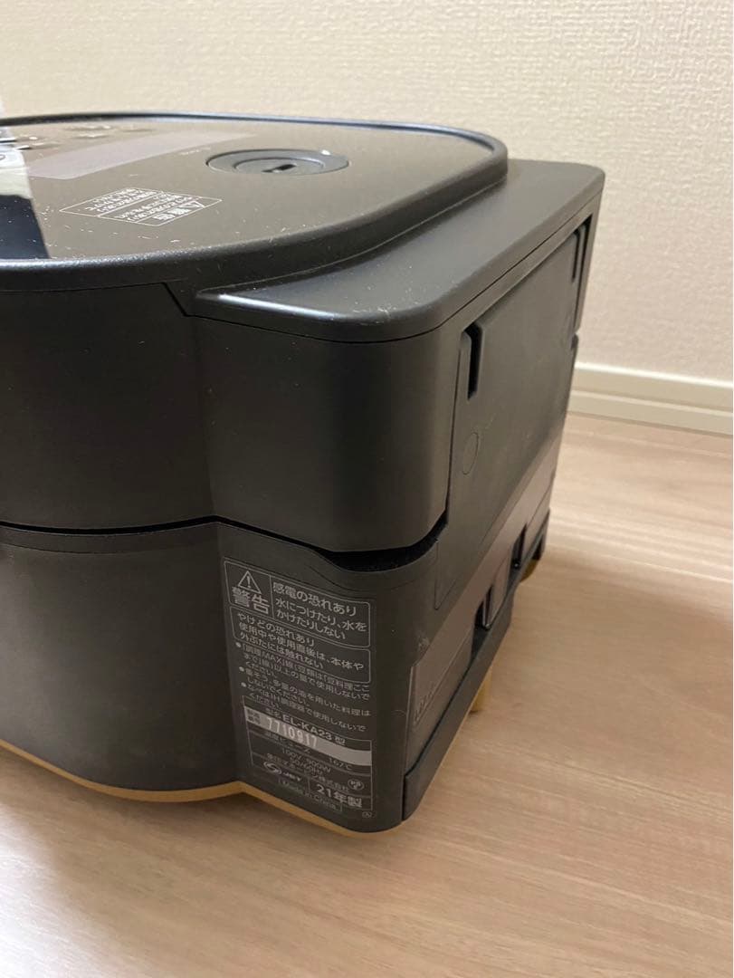 象印　自動調理鍋　ZOJIRUSHI EL-KA23-BA BLACK