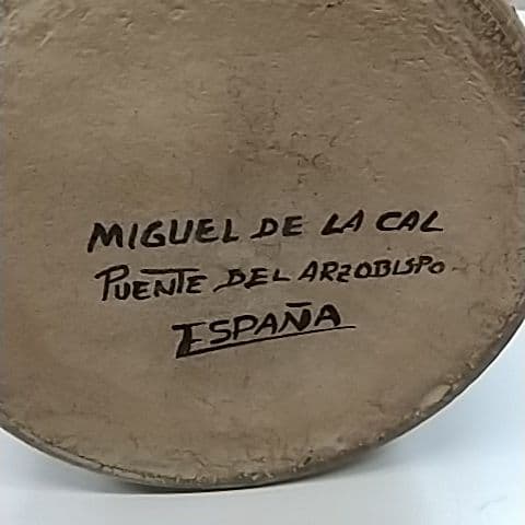 スペイン製の陶器壺・傘立てにも◎タラベラ